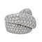 Bague 52 Damiani Gomitolo - Bague cocktail en or blanc et diamants 58 Facettes 4270297RV