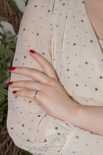 Bague 48 Ginette NY Be Mine - Bague en or blanc 18 carats 58 Facettes 4275709RV