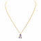 Collier Collier pendentif en or jaune 18 carats et améthystes 58 Facettes 4282981CN