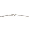 Collier Collier en or blanc 18 carats serti de 3 diamants 58 Facettes 4285554CN