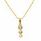 Collier Collier pendentif en or jaune 18 carats et diamants 58 Facettes 4286083CN