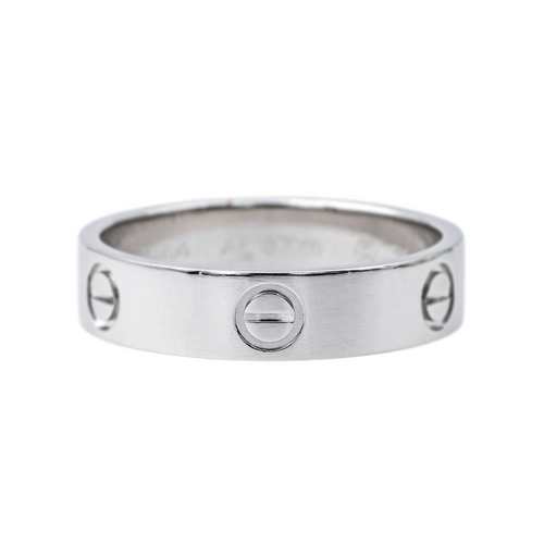 Bague 64 Cartier Love - Bague en platine 950 58 Facettes 4286192CN