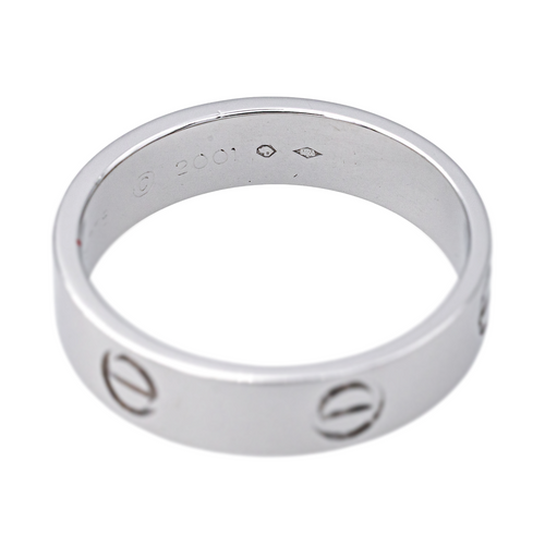 Bague 64 Cartier Love - Bague en platine 950 58 Facettes 4286192CN