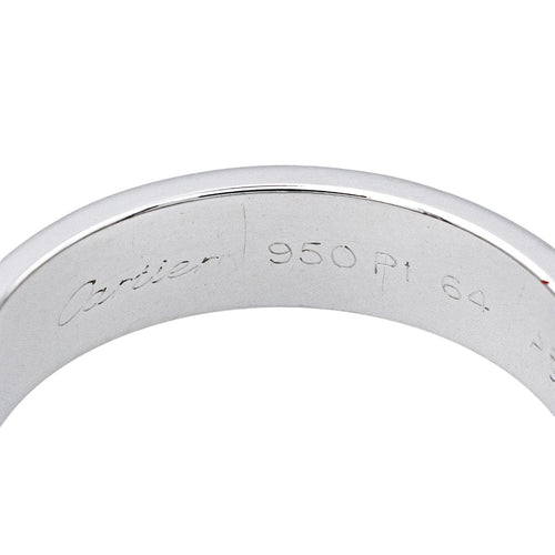 Bague 64 Cartier Love - Bague en platine 950 58 Facettes 4286192CN