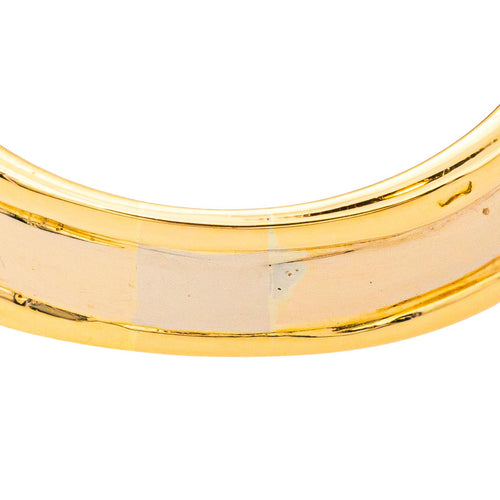 Bague 54 Bague bandeau en or jaune 18 carats pavée de diamants 58 Facettes 4292214RV