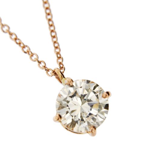 Collier Collier - Solitaire 1,13 ct en or rose 18 carats 58 Facettes 431