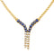 Collier Collier négligé en or jaune 18 carats, saphirs et diamants 58 Facettes 4324634CN