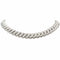 Collier Collier en or blanc 18 carats avec saphirs cabochon 58 Facettes 4324637CN