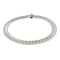 Collier Collier en or blanc 18 carats avec saphirs cabochon 58 Facettes 4324637CN