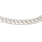Collier Collier en or blanc 18 carats avec saphirs cabochon 58 Facettes 4324637CN