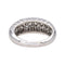 Bague 51 Bague en or blanc 18 carats pavée de diamants 58 Facettes 4324638CN