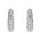 Boucles d'oreilles Boucles d'oreilles créoles en or blanc 18 carats et diamants 58 Facettes 4324639CN
