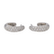 Boucles d'oreilles Boucles d'oreilles créoles en or blanc 18 carats et diamants 58 Facettes 4324639CN