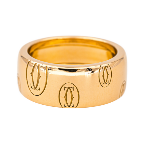 Bague 50 Cartier Happy Birthday - Bague bandeau en or rose 58 Facettes 4338837CN