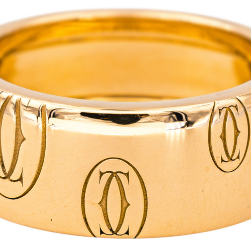 Bague 50 Cartier Happy Birthday - Bague bandeau en or rose 58 Facettes 4338837CN