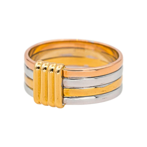 Bague 54 Mauboussin Élégance française - Bague en or jaune, blanc et rose 58 Facettes 4342802RV