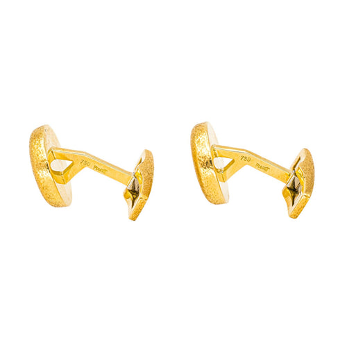 Boutons de manchette Piaget - Boutons de manchette en or jaune 18 carats 58 Facettes 4347577CN