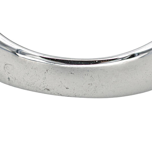 Bague 55 Bague demi-jonc en or blanc 18 carats sertie de saphirs 58 Facettes 4377132RV