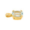 Pendentif Pendentif en or jaune 18 carats serti d’une aigue-marine 58 Facettes 4377137RV
