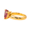 Bague 49 Bague en or jaune 18 carats sertie d’une tourmaline poire 58 Facettes 4377138RV