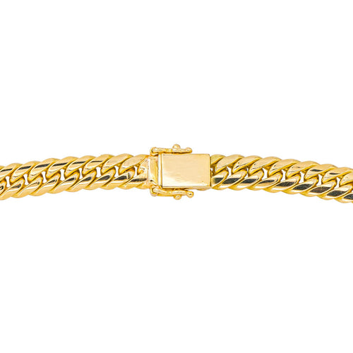 Collier Collier maille anglaise en or jaune 18 carats 58 Facettes 4386544CN