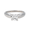 Bague 48 Bague solitaire en platine 950 avec diamant taille brillant 0,50 ct 58 Facettes 4387221CN