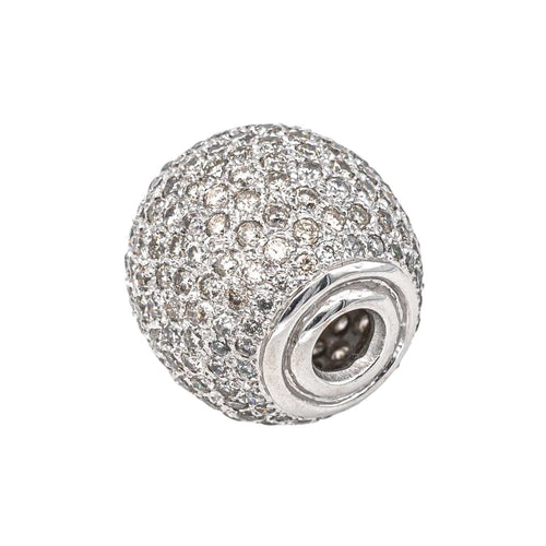 Pendentif Pendentif en or blanc 18 carats serti de diamants 58 Facettes 4388290CN