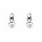 Boucles d'oreilles Chopard Happy Diamonds - Boucles d’oreilles dormeuses en or blanc et diamants 58 Facettes 4410625CN