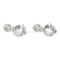 Boucles d'oreilles Chopard Happy Diamonds - Boucles d’oreilles dormeuses en or blanc et diamants 58 Facettes 4410625CN