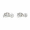 Boucles d'oreilles Chopard Happy Diamonds - Boucles d’oreilles dormeuses en or blanc et diamants 58 Facettes 4410625CN