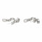 Boucles d'oreilles Chopard Happy Diamonds - Boucles d’oreilles dormeuses en or blanc et diamants 58 Facettes 4410625CN