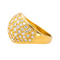Bague 55 Bague cocktail en or jaune 18K pavée de diamants 58 Facettes 4410633CN