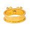 Bague 50.5 Bague bandeau en or jaune avec saphirs et diamants 58 Facettes 4416913RV