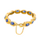 Bracelet Bracelet en or jaune 18 carats serti de saphirs ovales 58 Facettes 4416916RV
