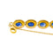 Bracelet Bracelet en or jaune 18 carats serti de saphirs ovales 58 Facettes 4416916RV