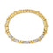 Bracelet Bracelet jonc en or jaune et or blanc serti de diamants 58 Facettes 4423004CN