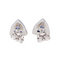Boucles d'oreilles Boucles d’oreilles puces en or blanc 18 carats tanzanites et diamants 58 Facettes 4423606RV