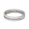 Bague 52 Dinh Van Seventies - Bague alliance PM en or blanc 18 carats 58 Facettes 4424864CN