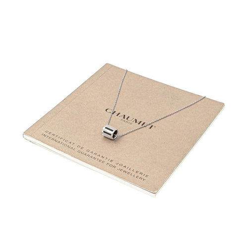 Collier Chaumet Class One - Collier pendentif en or blanc et diamants 58 Facettes 4437819CN