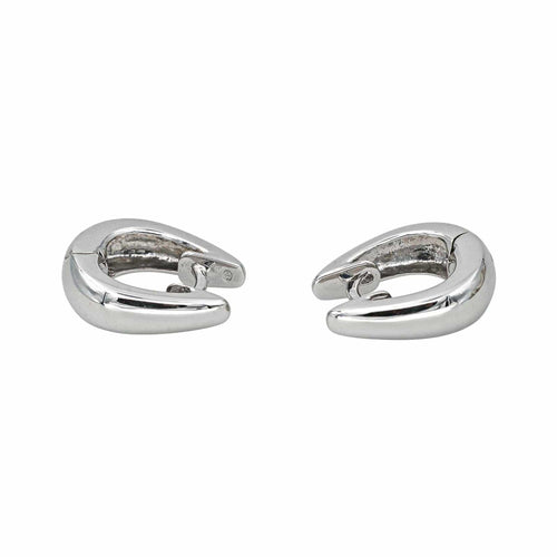 Boucles d'oreilles Créoles - Boucles d’oreilles en or blanc 18 carats 58 Facettes 4442381RV