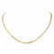 Collier Collier chaîne en or jaune et or blanc 18 carats 58 Facettes 4455432CN