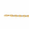Collier Collier chaîne en or jaune et or blanc 18 carats 58 Facettes 4455432CN