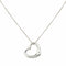 Collier Tiffany & Co Elsa Peretti - Collier Open Heart en argent 925 avec diamant 58 Facettes 4516623RV