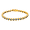 Bracelet Bracelet tennis en or jaune 18 carats serti de saphirs 58 Facettes 4526959CN