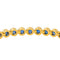 Bracelet Bracelet tennis en or jaune 18 carats serti de saphirs 58 Facettes 4526959CN