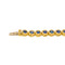 Bracelet Bracelet tennis en or jaune 18 carats serti de saphirs 58 Facettes 4526959CN