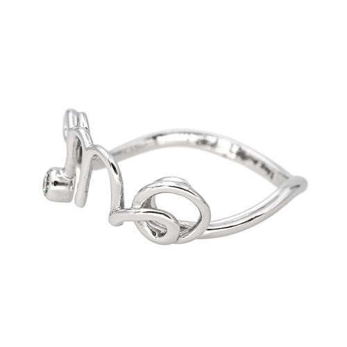 Bague 48 Dior Dioramour - Bague en or blanc 18 carats et diamant 58 Facettes 4542788CN