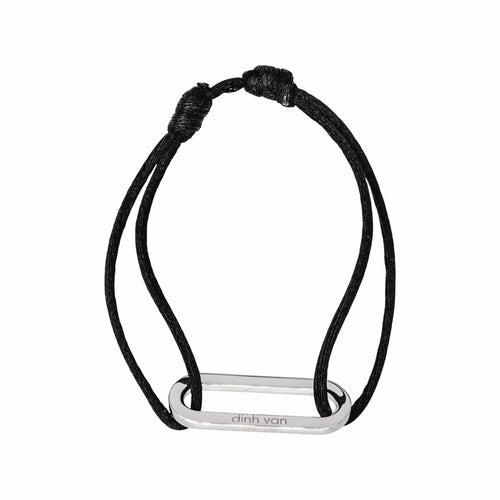 Bracelet Dinh Van Maillon - Bracelet cordon en or blanc 58 Facettes 4550214RV