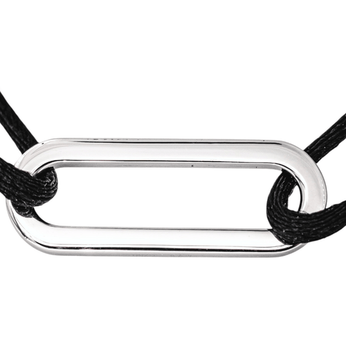 Bracelet Dinh Van Maillon - Bracelet cordon en or blanc 58 Facettes 4550214RV