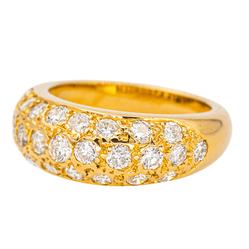 Bague 50 Bague jonc en or jaune 18 carats et diamants 58 Facettes 4553869CN
